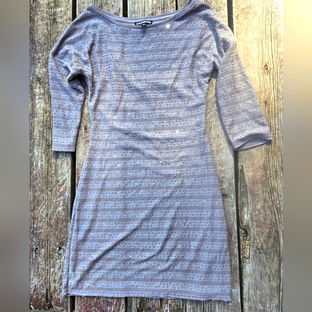 Express Dress Size XS Brown/Gray